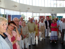 groupe lors du vernissage exposition pierre regnier à Royan