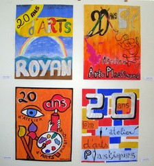 Affiches de l`atelier des enfants - Ateliers des Arts Plastiques de Royan