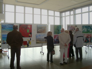 Visiteurs - Expo des 20 ans de l`Atelier des Arts Plastiques de Royan