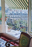 Vue sur le Boulevard Exelmans 75016 Paris - huile sur toile